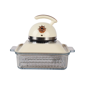 Vente chaude grande capacité 360 degrés verre Visible électrique Air friteuse moderne sans huile cuisson pour la maison hôtel utiliser carré français - Product Image 1