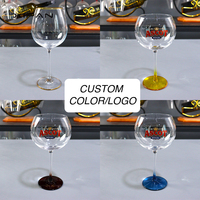Verres à vin rouge en cristal transparent Xipan de 23 oz avec logo personnalisé et boîte cadeau, cadeau pour les femmes, retraite, mariage, anniversaire