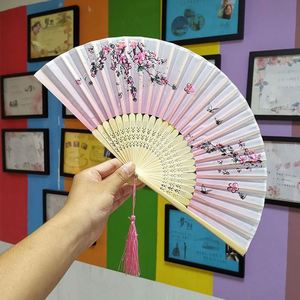 Custom Logo Color <b>Mini</b> Bamboo Plastic Personalized Wedding Wooden Hand Fan Painted Portable Large Chinese Folding - Product Image 5