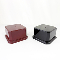 Finition Piano Base en bois rouge foncé noir pour MH-MJ0500 de récompense Crystal Trophy