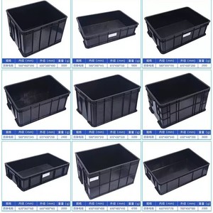 Yue Hong Medium Duty Anti Static Turnover Box 20200g Load Capacity Drop Resistant <b>Plastic</b> <b>Crate</b> For Electronics Logistics - Product Image 4