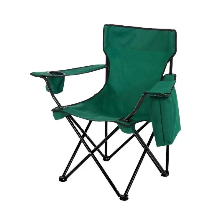Sedile alto regolabile per esterni barbiere salone trucco in metallo sedia da campeggio pieghevole in alluminio con tasca laterale