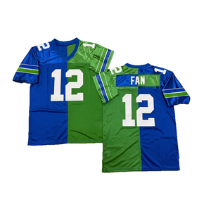 Camiseta de Rugby Estilo Vintage para Hombre, con Bordados de los Jugadores Jim <span class=keywords><strong>Zorn</strong></span>, Marshawn Lynch, Richard Sherman, Kam Chancellor y Shaun Alexander, Tallas S - 3XL - Product Image 2