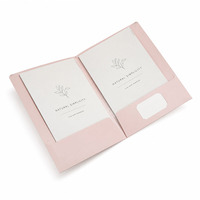 Carpeta de Presentación de Papel Impresa Personalizada Tamaño A4 al por Mayor con Bolsillo para Oficina Comercial