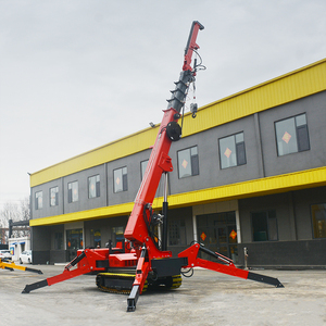 Grúa Araña Hidráulica Mini sobre Orugas <span class=keywords><strong>de</strong></span> 8t con Cesta para Personal y Plataforma Aérea - Product Image 6