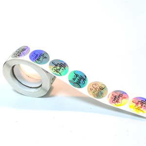 Miếng Dán Mạch Dập Nổi Lá Vàng Tự Dính In Tùy Chỉnh Miếng Dán Tròn Nhiều Màu - Product Image 4