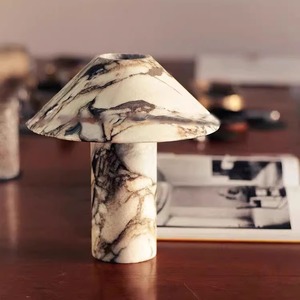 Natural Marble <b>Table</b> Lamp Led Light E27 Switch Control Desktop Lamp For Living Room Bedroom <b>Study</b> - Product Image 1