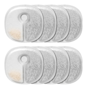 Cartucho de Cambio Rápido, Filtros de Carbón para Tanque de Agua Ciclónico Portátil, Purificador de Algodón de Coco para Bebederos y Comederos de Mascotas - Product Image 3
