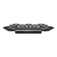 Usine de fabrication de tambours à rouleaux, vente en gros, MD862B, kit de batterie électronique à rouleaux, cadeau pour école de musique, batterie professionnelle avec MIDI, deux haut-parleurs