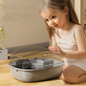 <span class=keywords><strong>Jaula</strong></span> de plástico acrílico transparente para hámster Villa House <span class=keywords><strong>Hamster</strong></span> Cage - Product Image 4