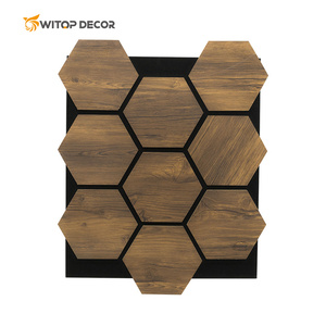 Vật liệu nội thất tường trang trí MDF Acoustic Bảng điều khiển âm thanh bằng Gỗ Acoustic tường Bảng điều khiển - Product Image 6