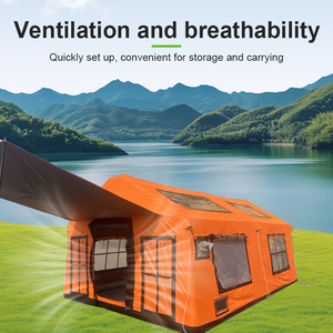 Grande Tente <span class=keywords><strong>de</strong></span> <span class=keywords><strong>Camping</strong></span> Gonflable Luxe Étanche et Durable pour 5, 6 ou 7 Personnes pour l'Extérieur - Product Image 5