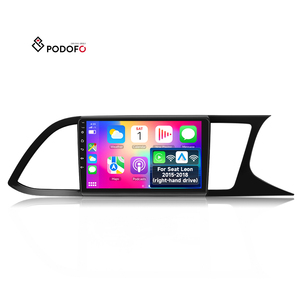 Radio para Auto Android Podofo de 9 Pulgadas, 4+64G, para Seat <span class=keywords><strong>Leon</strong></span> 2015-2018 (Volante a la Derecha), Carplay/Android Auto Inalámbrico, OEM, ODM, Venta al Por Mayor - Product Image 1