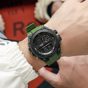 סיטונאי אופנה רצועת פלסטיק כרונוגרף reloj mens <span class=keywords><strong>g</strong></span> wristwatch ספורט שעון דיגיטלי לגברים מתנה לגברים מתנה - Product Image 4