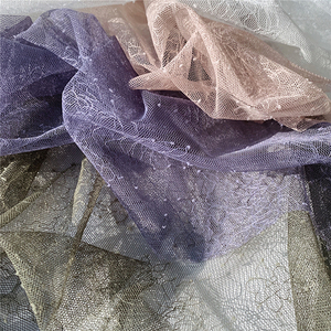 2021 KKF8459SH-W D/#1 Jacquard 100 polyester élégant couleur 3d dentelle tissu pour jupe et chemisier - Product Image 4