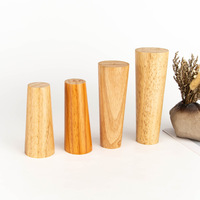 Pieds de table en bois de ferme meubles en bois naturel, canapé, pieds de table basse pieds tournants pour la décoration pieds de table en bois