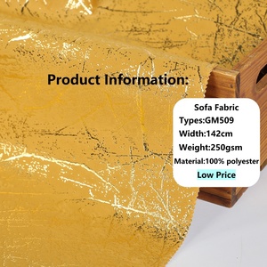 Hot Bán 100% Polyester Bronzed Dệt Kim Hà Lan Nhung Sofa Vải Đồng Bằng Phong Cách Bọc Cho Đồ Nội Thất Mục Tiêu - Product Image 2