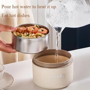 1800ml xách tay văn phòng trường học thép không gỉ Hộp Ăn Trưa 3 lớp Stackable nhiệt cách điện <span class=keywords><strong>container</strong></span> BPA free - Product Image 3