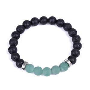 Assurance commerciale, perles de pierre naturelle, bracelet en acier inoxydable de haute qualité, cornaline mate - Product Image 5