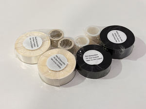 Cinta de Resina de Cera Dorada Brillante de Tamaño Personalizado, Cinta de Transferencia Térmica para Etiquetas de Cuidado de Papel y Textiles - Product Image 2