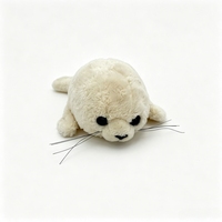 Peluche phoque super douce et réaliste, jouet en peluche phoque marin, OEM ODM, taille et logo personnalisés, vente en gros