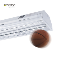 Tube UVC 4FT T5, modèle à deux à six lampes, luminaire fluorescent, tube LED linéaire, éclairage de baie haute, éclairage utilitaire pour entrepôt