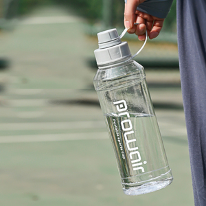 Bouteille d'eau en plastique transparente 1 litre PC personnalisée CLASSIQUE <span class=keywords><strong>Gourde</strong></span> de <span class=keywords><strong>sport</strong></span> en plastique TOUR - Product Image 2