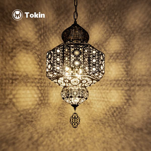 Caractéristiques de l'Asie du Sud-Est exotique rétro chambre salon restaurant hôtel <span class=keywords><strong>lit</strong></span> et b bar club creux sculpté lustre - Product Image 3