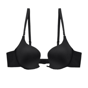 Gather up your bra. Invisible bra hanging neck. U-shaped bra
