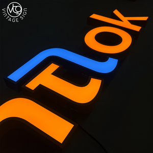 Luminosité Signe Signalisation Bâtiment Canal Lettres <span class=keywords><strong>Sho</strong></span> Frontlit Led Éclairage Lettre Signes De Haute Qualité - Product Image 3