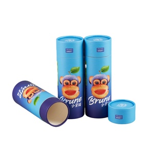 Customised Round Cylinder Paper Cardboard Tube Box Cans Packaging Candle Perfume Tea <b>Leaf</b> Containers with Lids - Product Image 5