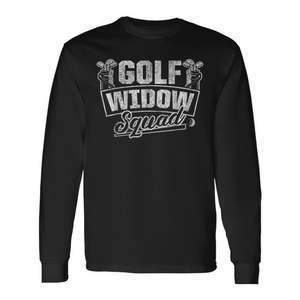 Camiseta de manga larga Golf Widow Squad, ropa de golf para mujer - Product Image 1
