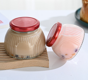 โถแก้วใสขนาดใหญ่ ปิดสนิท ใช้ซ้ำได้ สำหรับแป้ง ธัญพืช ขนมขบเคี้ยว - Product Image 5