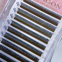 Cils Flora 5D 0.07 C D Wet Flower Animer Volume Naturel Doux Wet Spik 10D Comic Animer Extensions de cils en cheveux synthétiques