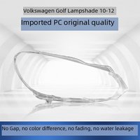 Couvre-phare de voiture pour Volkswagen VW Golf 6 MK6 2009 2010 2011 2012 2013 Pièces de rechange automobiles Coque de phare avant en verre