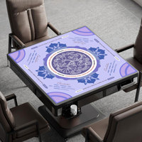 Tapis de table de mahjong en caoutchouc naturel de style américain, absorbant, à séchage rapide, antidérapant, silencieux, vente en gros, personnalisation, directement de l'usine