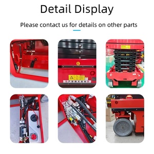 Plate-forme de travail aérienne électrique automotrice personnalisée 150kg <span class=keywords><strong>250kg</strong></span> 300kg prix de la plate-forme élévatrice à ciseaux pour échafaudage - Product Image 4