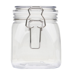 Envases Promocionales Reutilizables Transparentes para Dulces Suaves de Proteína en Polvo, Botellas de Plástico PET de 740 ml con Tapa Hermética - Product Image 5
