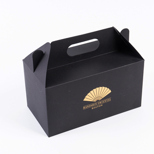 Wholesale disposable food grade fried chicken packing carton takeout portable food packing box