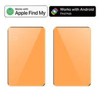 Nouvelle conception ultra-mince, traceur de portefeuille intelligent anti-perte, étanche IP68, avec positionnement mondial, compatible iOS Find My et Android Find Hub