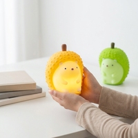 Mini Veilleuses LED Aromathérapie Tactiles en Silicone Colorées Personnalisables pour Enfants et Bébés, Décoratives USB Mignonnes pour Table et Chambre