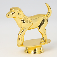 Trophée en plastique ABS plaqué or, imprimé UV, pour concours canin GZ82 – Fabrication économique, excellente qualité, en promotion