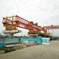 260T carretera doble viga lanzador puente elevado erecto viga lanzador