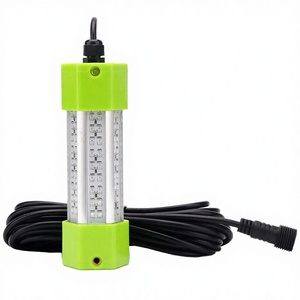 Lampe de pêche LED sous-marine haute luminosité IP68 avec clips de batterie, plusieurs puissances, en alliage d'aluminium pour le rassemblement de poissons - Product Image 1