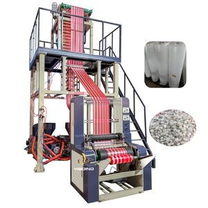 Máquina Extrusora de Película Soplada PE LDPE HDPE ABA, Máquina Sopladora de Película Plástica ABA Vertical de Tracción Rotatoria - Product Image 4