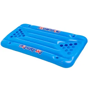 Yeni stil katlanır şişme masa bira Pong yüzen bilardo masası yüzme havuzu Bar Spa Bar su yüzme oyuncaklar yetişkinler için