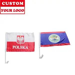 Custom Gift Printed multipurpose in life turkey flag to hang on the car