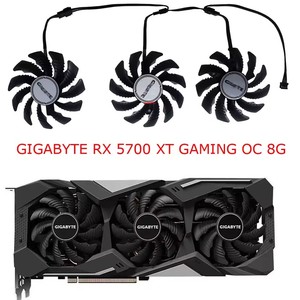 75MM,T128010SU,GA81S2U,PLD08010S12HH,Refroidisseur de GPU,Pour <span class=keywords><strong>GIGABYTE</strong></span> RX 5600 <span class=keywords><strong>5700</strong></span> 6700 <span class=keywords><strong>XT</strong></span> GAMING,<span class=keywords><strong>GIGABYTE</strong></span> RTX2060 SUPER GAMING OC 8G - Product Image 5