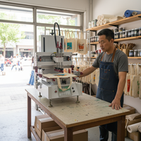 Máquina de Serigrafía Automática Digital para Camisetas de Tela de Alta Calidad 2026, Ideal para Pequeñas Empresas