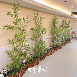 Qingdao Supplier Artificial Bamboo Plant Faux <strong>Tree</strong> Tropical Green Potted Plants Artificial for Office Patio Outdoor Decor - Product Image 3